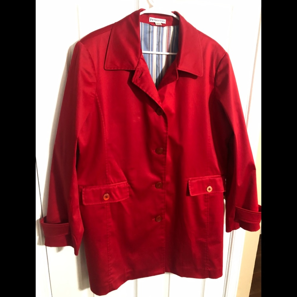 Pendleton Red Rain Jacket Sz. XL